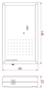 ISC.MR102 - Mid Range Reader RFID HF - Schema