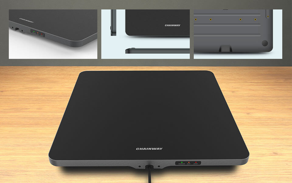 Tecnologia Bluetooth LE per il social distancing e la sicurezza sul lavoro R5 - RFID UHF Wearable Reader